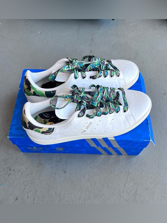 adidas Other - BAPE x adidas Stan Smith 30th Anniversary White Camo Men's 8.5 IG1115
